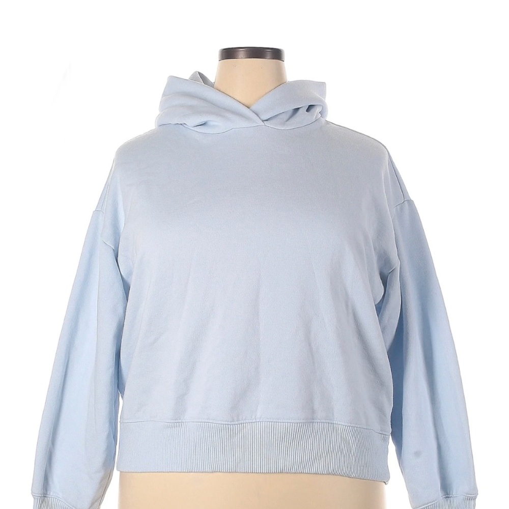 A NEW DAY: light blue hoodie